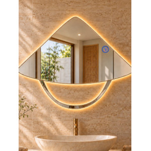 Gương phòng tắm Nón Lá LED NAVADO