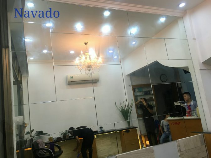 Gương ghép phong cách hiện đại