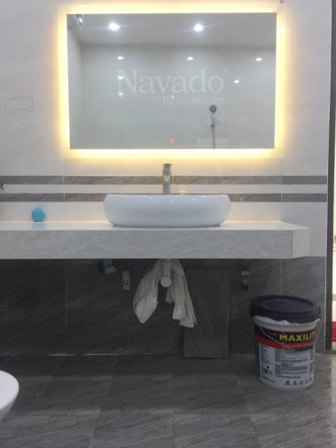 Gương phòng tắm decor gắn tường 